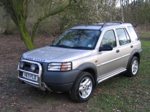 Freelander with side steps