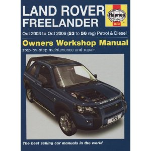 Land Rover Freelander OWNERS MANUAL manuel nouveau service book 1997-2003 