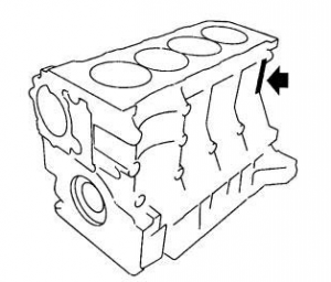 FL1 1.8 K-Series Engine No. Location